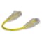 Add-On 6IN RJ-45 MALE TO RJ-45 MALE CAT6 STRAIGHT YELLOW SLIM UTP COPPER PVC ADD-0-5FSLCAT6-YW - alternate 4